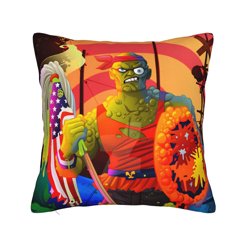 The Toxic Avenger Pillow Case Movie Custom Pillow Cover Morden Cushion Cover For Living Room Chair