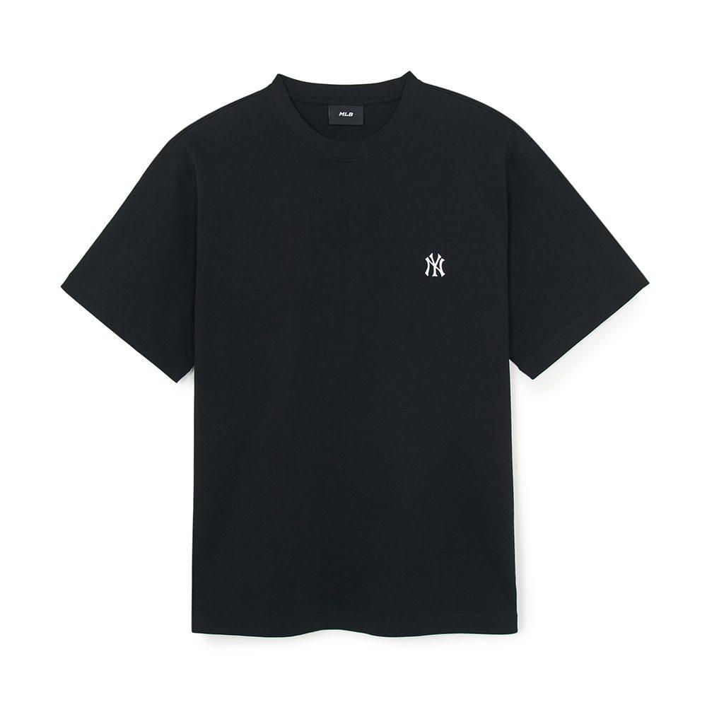 MLB New York Yankees Basic Kollektion SS25 T-Shirt Unisex Schwarz 3ATSB6153-50BKS