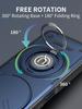 For Xiaomi Redmi A4 14C 4G/Poco C75 360°degree car mounted rotating magnetic ring holder phone case Magsafe protective cover
