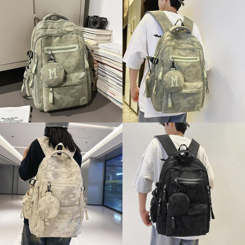 Nylon Casual Travel Backpack For Men And Women With Padded Shoulder System For Daily Use