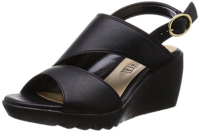 Black Size M IM92303 Women's Sandals, (23.5cm),