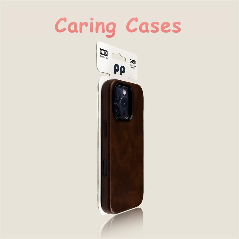 For iPhone 16 Pro Max Case Burgundy Crazy Horse Leather MagSafe Vintage Luxury Shockproof Compatible with iPhone 15 14 13 12