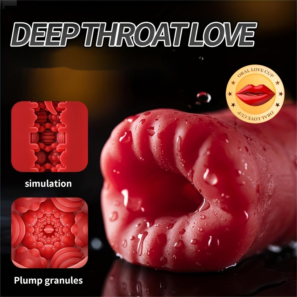 Automatic Male Masturbator Cup for Men Tongue Licking Vibrator Penis Trainer Exerciser Vagina Vacuum Pump Sex Toys For Adult Men