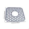 Silicone Sink Mat Non Slip Feet Cover Tableware Drainer Protector Draining Board for