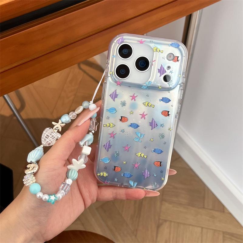 Underwater World Fish Chain Case for iPhone 17/16ProMax/15/14
