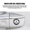 VCJ1  4Pcs Car styling Lock Keyhole Stickers Decoration Protection For Mercedes Benz C180 C200 C260 C300 W108 W124 W126 W140 W168 W169