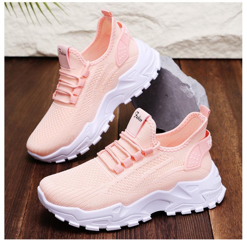 Fashion 2025 New Arrival Women's Chunky Sneakers Lightweight Soft Fashion Walking Shoes Breathable Tennis Shoes for Sport Gym Workout