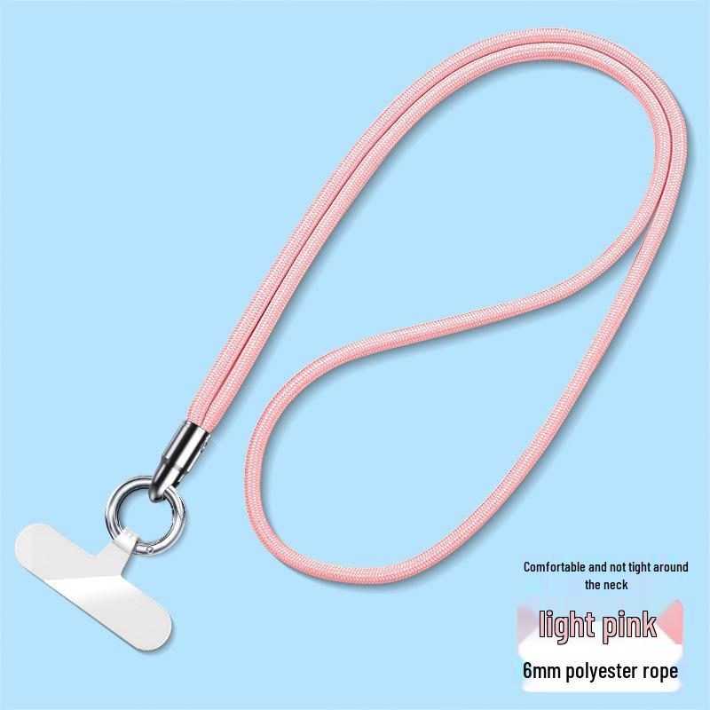 Wrist and Neck Mobile Phone Lanyard with Finger Ring and Anti-Drop Strap