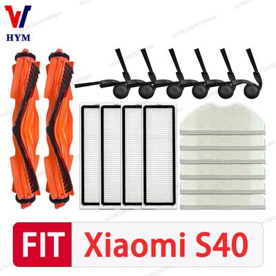 Xiaomi S40 / OV81 Robot Süpürge Aksesuarları Ana Yan Fırça Mop Bezi Hepa Filtre Toz Torbası Yedek Parçalar