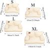Cool Pet Bed Sofa Waterproof Anti-Scratch Dog Cushion with Pillow Backrest Indoor Pet Couch for Cat Small Medium Dogs Sleeping