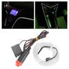Car Decorative Light Strip Interior Lighting Auto LED EL Cold Lamp Modification PartsWhite