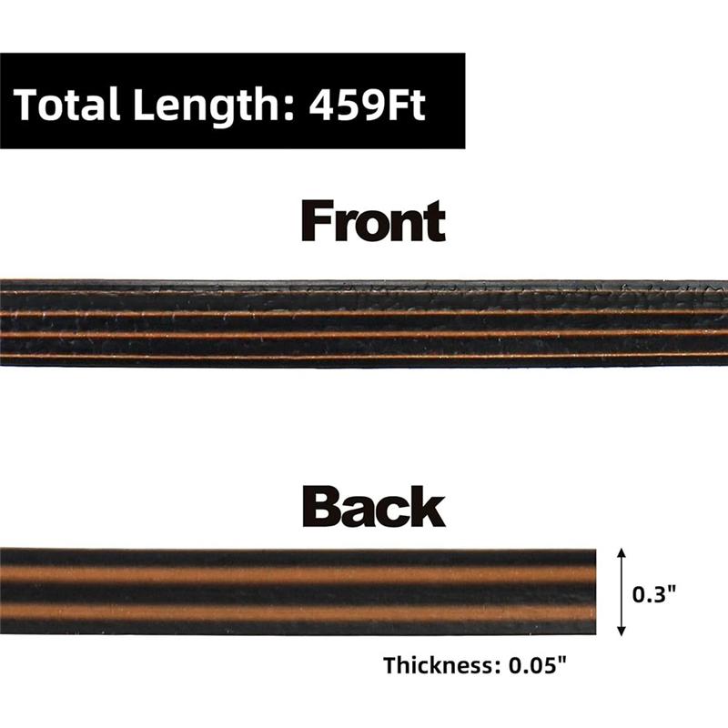 Wicker Repair Kit 459 Feet Rattan Patio Chair Sofa Furniture Repair Supplies,Gradiant Coffee Brown Extended Weave