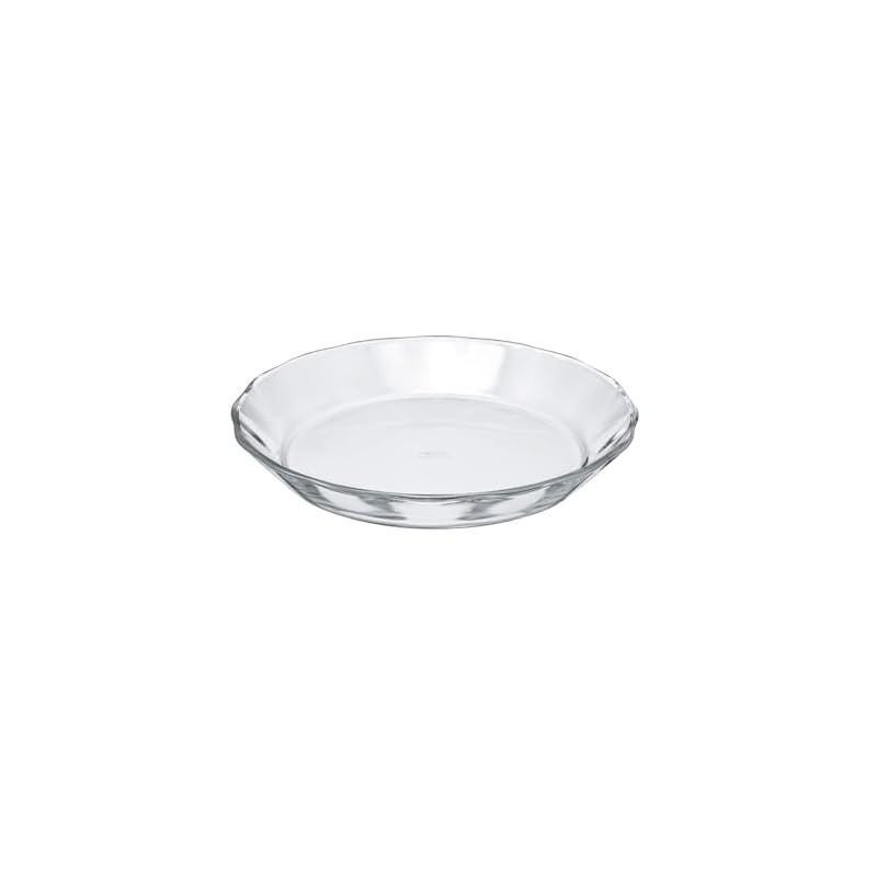 HARIO Heat-Resistant Glass Plate, 800ml, BUONO kitchen Clear Gratin Dish, Made in Japan, HPL-80-BK