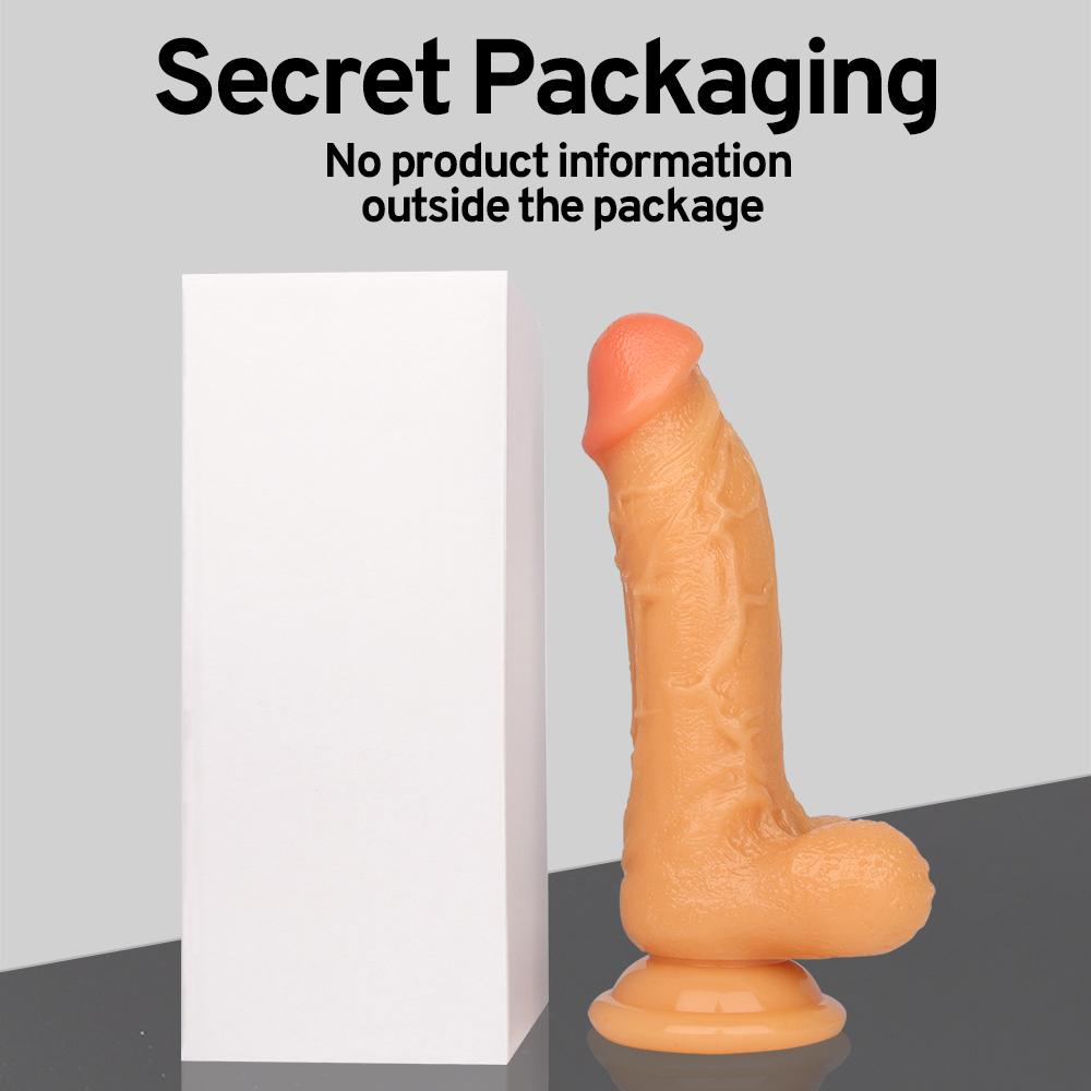 Silicone Realistic Dildo Women's Lesbian Rubber Dildo with Suction Cup Big Dick Penis Sexy Adult Toy