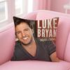 l-Luke Bryan Singer Cushion Cover Comfortable Reversible Pillow Cover Ideal for Car Sofa Bedroom & Beyond