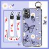 Silicone Dirt-resistant Phone Case For ZTE Blade A53 Pro Fashion Design Wristband Waterproof Phone Holder Anti-knock