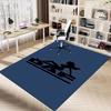 1pc DAF Home Office, Durable Polyester Floor Mat with Easy, Office Decor, Urban Style, Nonslip Backing, Highquality Fabric