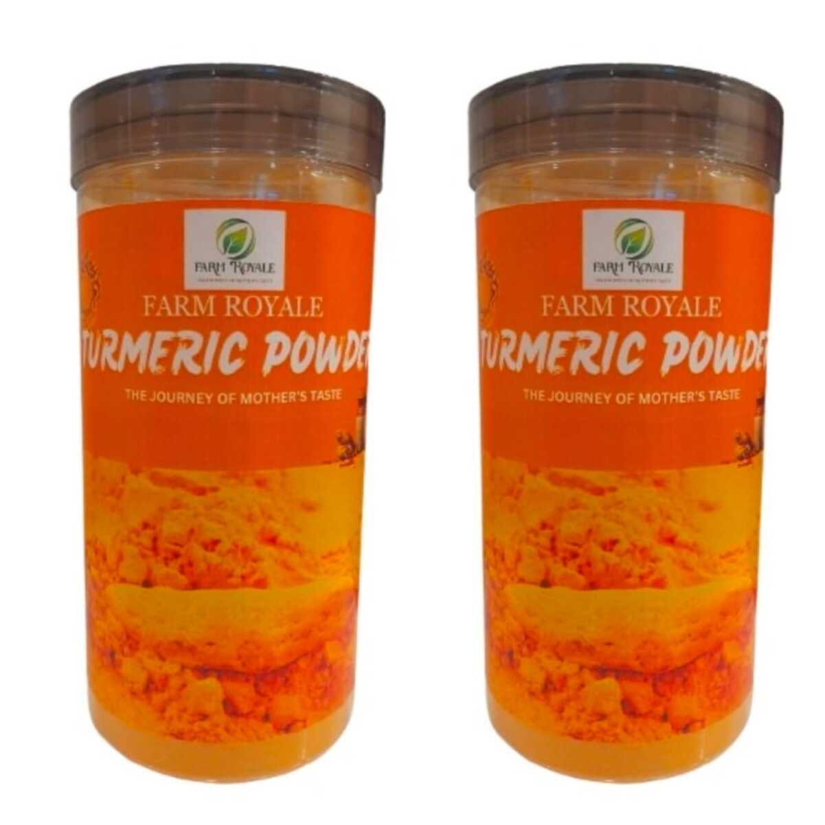 Farm Royale Turmeric Powder 750g x2 (1.5kg) | Premium Haldi Powder