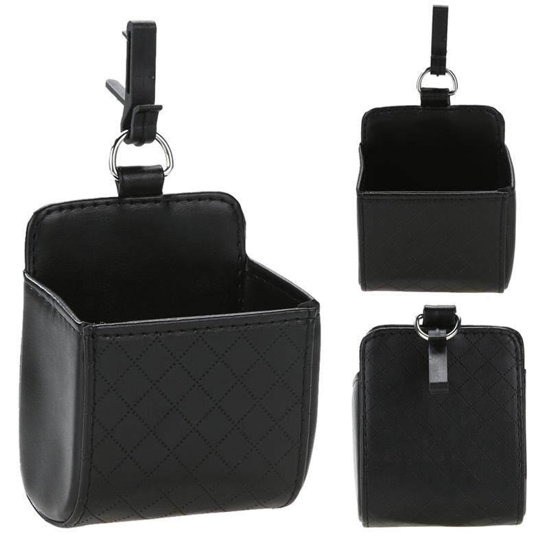 1Pc Car Organizer Storage Bag Air Outlet Mount Multi-color PU Leather Glasses Box Phone Bracket Stand Auto Accessoires Interior