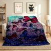 Butterfly Fantasy Flannel Blanket Throw Blanket Soft Warm Sofa Bed Camping Car home Decor Unique Christmas Gift C93069