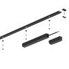Slim Magnetic Track Rail Surface Mounted + End Caps
