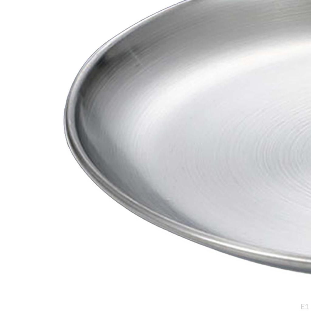 Elegantes Edelstahl Speiseteller Set für den Heimgebrauch