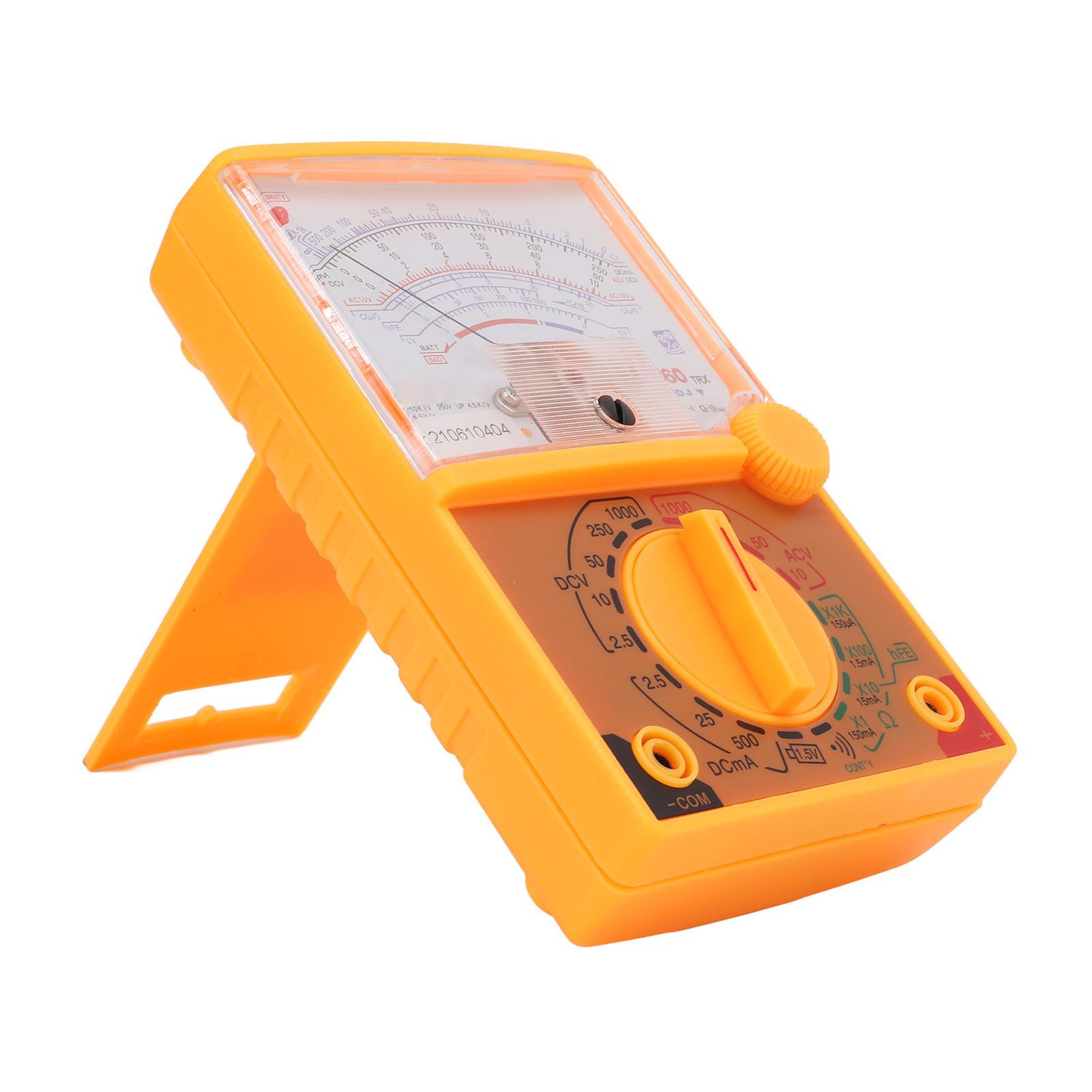 

Multimeter High Definition Scale Multiple Measuring Ranges Humanized Design Small Safe Pointer Multimeter