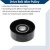 No.F8KZ8678AA Drive Belt Idler Pulley for Ford Escort 1998-2003 for Ford for Mustang 1998-2004 Serpentine Tensioner Pulley Idler 1 Pc