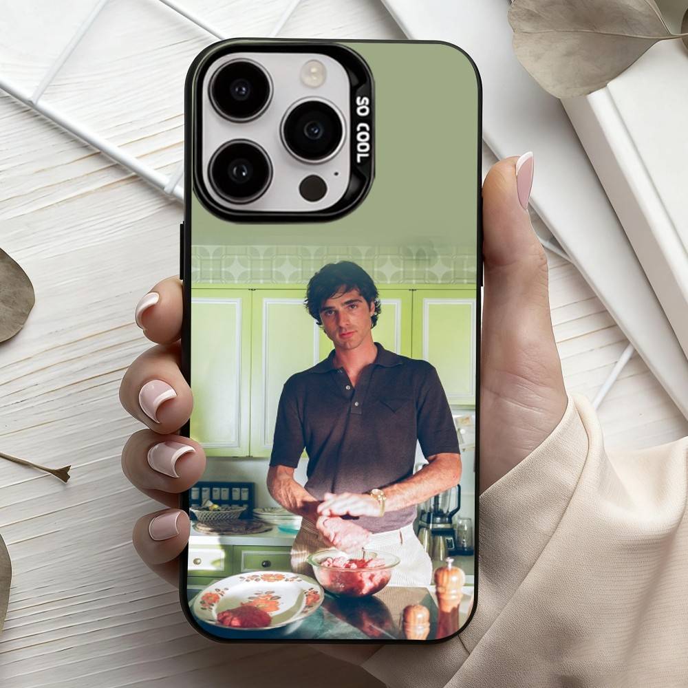 E-Euphoria A-American TV S-series Phone Case For iPhone17,16,15,14,13,12,11 Plus,Pro Max Black Candy Silver Plated Cover