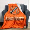 Name Custom FC Volendam Print Flannel Blanket High Quality Warm Comfortable Cover for All Seasons Perfect for Gifts Home Decor