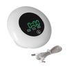 LED Digital Alarm Clock Mirror Clock Thermometer Clock 7 Color Electronic Clock for Bedroom Office