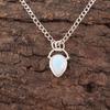 Pear Natural Milky Opal Elegant Best Friend Gift New Pendant 925 Sterling Silver PP-56-17