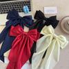 Hairpin Bright Color Large Bow Decor Hair Clip Women Lightweight Hair Accessories Daily Party Wedding Use