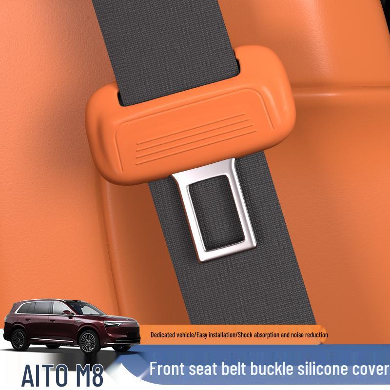 Silicone Protective Sleeve for AITO M8 Front Seat Belt Buckle