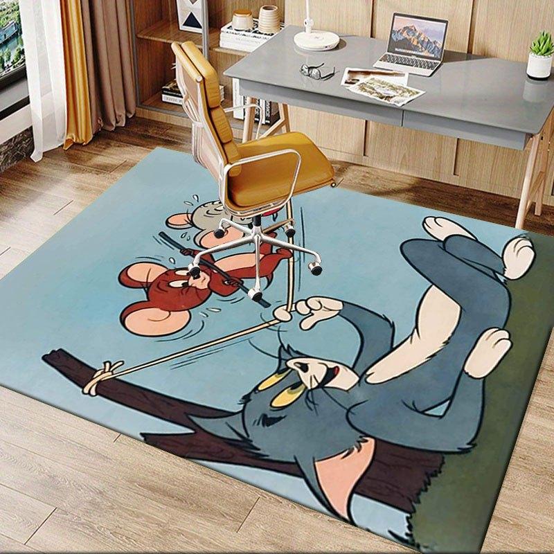 

Tom & Jerry Kids Cartoon Wall Art Print PosterOffice Mat Home Decor Gift For Halloween & Christmas LD8 100cm by 120cm