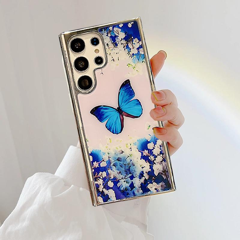 

Мягкий силиконовый чехол с ретро-покрытием и цветком для Samsung Galaxy S23 Ultra S21 S22 Plus A04S A54 A34 A24 A14 A13 A53 iPhone 13 14 Pro Max, противоударный чехол For iPhone 14 Pro Max