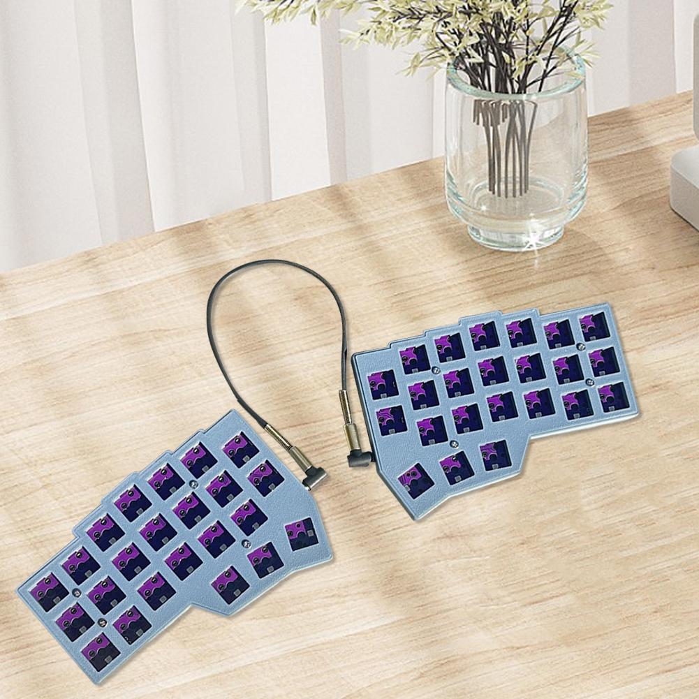 Split Keyboard Wired Ergonomics Keyboard Hot Swap Keyboard Support QMK/VIAL Customized PC Gamer Accessories
