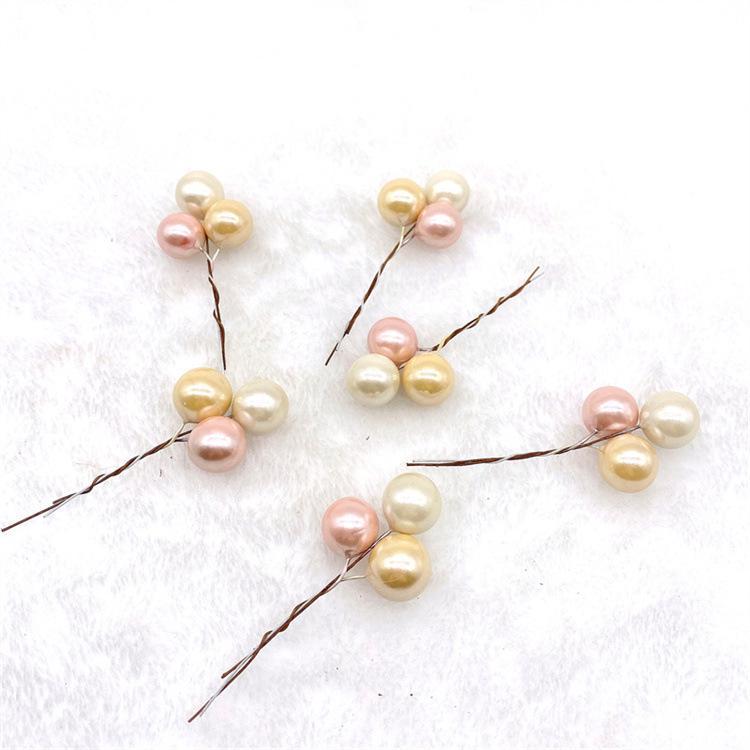 Christmas Tree Ornaments: Red, Golden, Silver Berries (8mm) & Macaron Color Foam Berries (15mm)