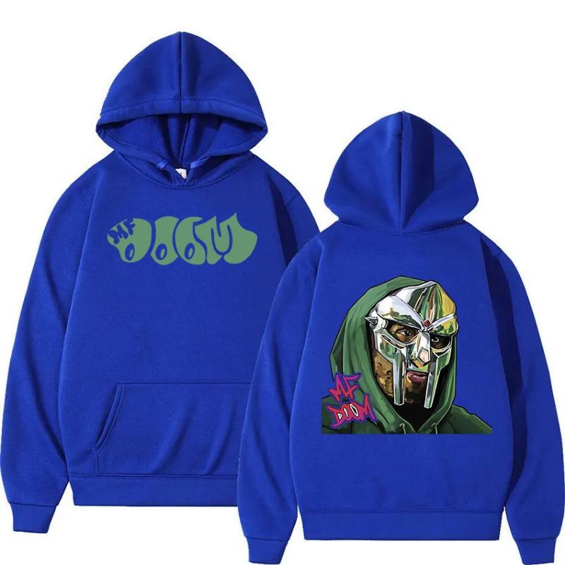 Singer Mf Doom Madlib Madvillain Metal Face Pullover Hoodie Fabric Street Fashion Hoodie Casual Running Sweatshirt