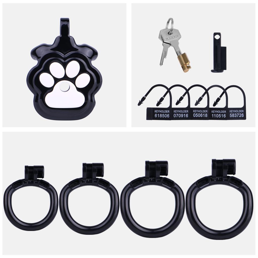 Resin Logo Male Chastity Device Lower Penis Lock Toys For Adult
