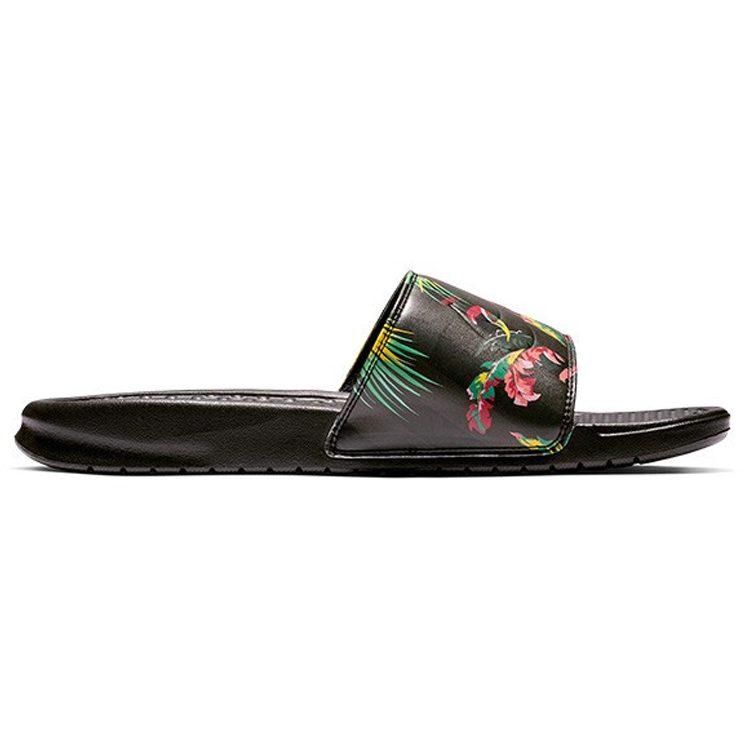 Nike Benassi Jdi Print Slide 'Black Tropical' 631261-023