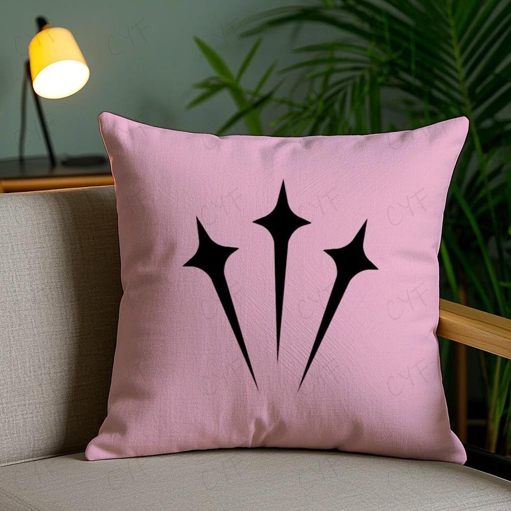Nocta Fashion Luxury N-NoctaS-S Pillow Case Anti-dustmite Pillowcase Invisible Zipper Silky Short Plush Sofa Cushion Cover