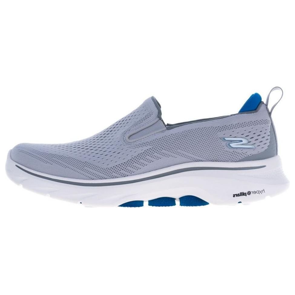 Skechers Go Walk 7 Сетчатые Удобные Универсальные Амортизирующие Прочные Низкие Повседневные Кроссовки Мужские Сникер Синий 216637-GYBL 39.5
