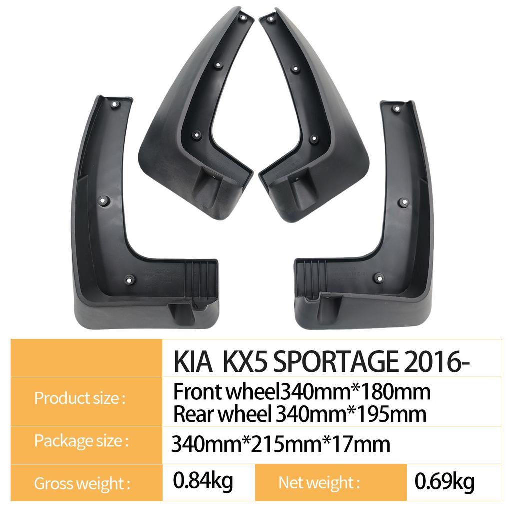Kompatible Kia SPORTAGE KX5 2016+ Auto Reifen Schmutzfänger