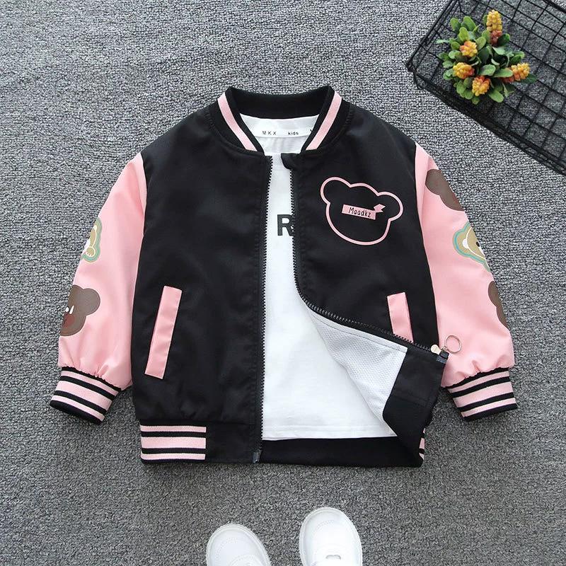 Boys and Girls Spring and Autumn Baseball Uniforms Jackets Children's Clothing Big Children's Spring and Autumn Cool Handsome Sports and Fashionable