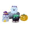 6 Stück/Set Erleuchten Sie Ihr Halloween Mini 6 Stück Mehrzweck Leuchtende Ornamente für Partys Heim- und Autodeko