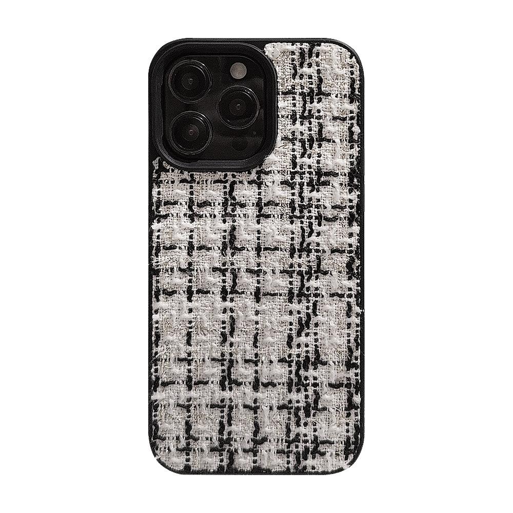 Small Fragrance Velvet Cloth Apple Phone Case 14promax Autumn and Winter 15 Suitable for IPhone 16 High End Style 11 Hard Sleeve 12