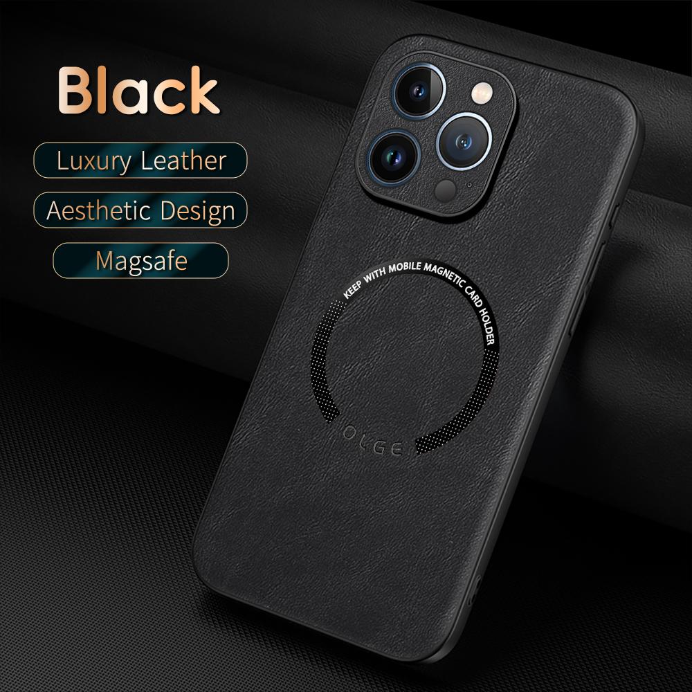 

Чехол для iPhone 15 14 13 12 11 Pro Max, кожаный чехол для iPhone 15 14 7 8 Plus XS XR, силиконовый чехол, роскошная задняя крышка iPhone 13 чёрный