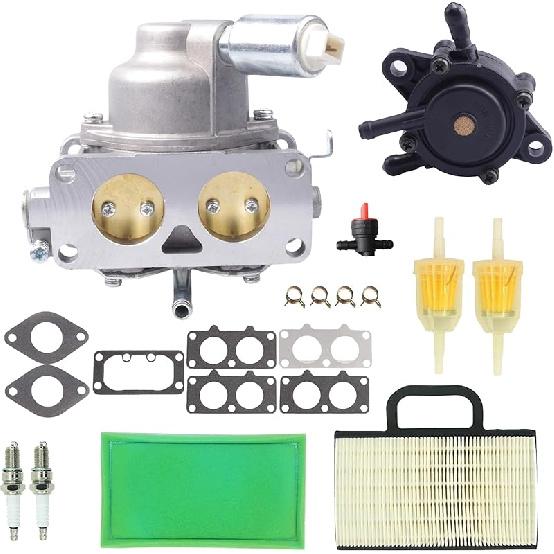 Carburetor Carb Compatible For Briggs & Stratton 791230 799230 699709 499804 V-Twin 20Hp 21Hp 23Hp 24Hp 25Hp Manual Choke With Gasket & Carbon Dirt