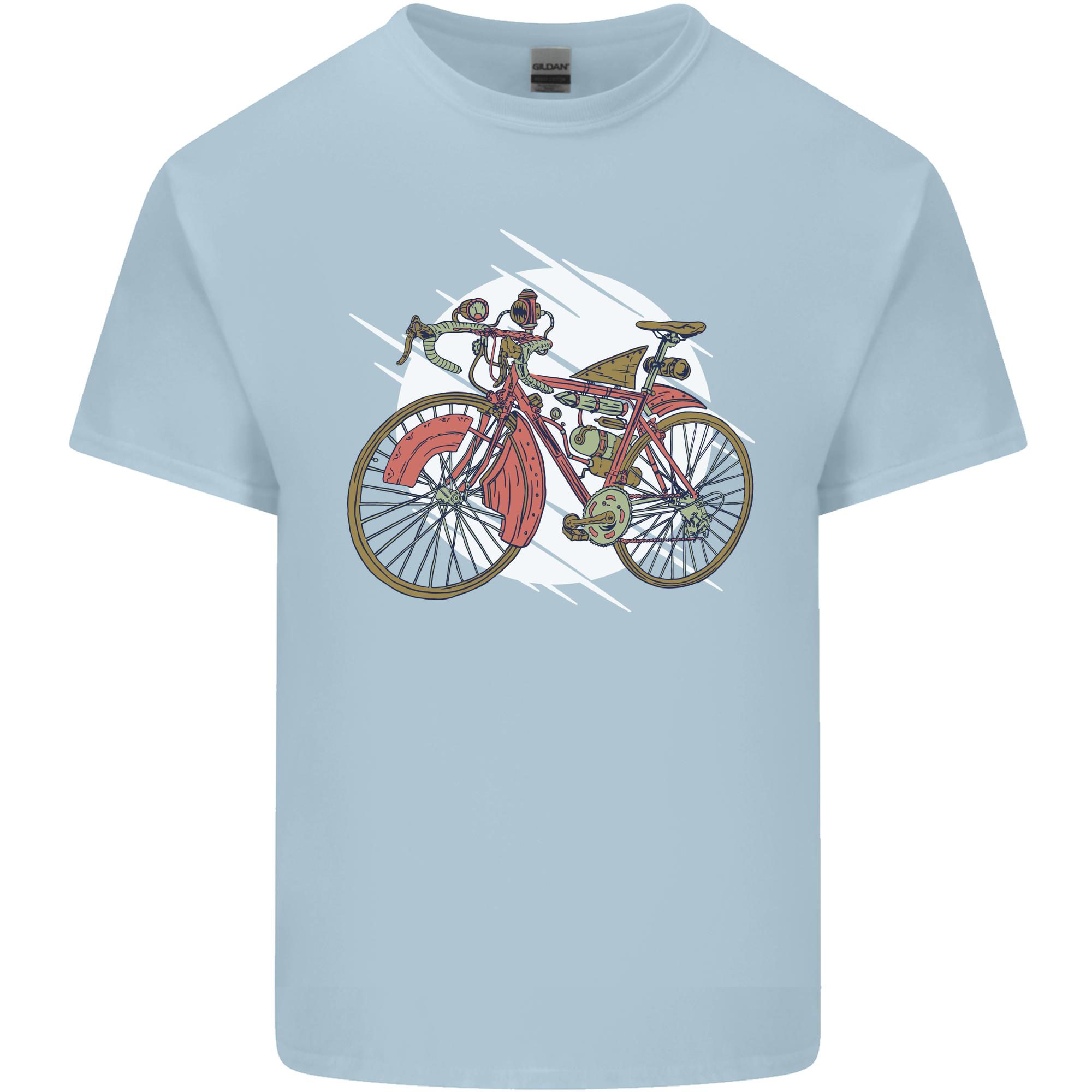 Cycling Steampunk Bicycle Bike Cyclist Unisexs Light Cotton TShirt S